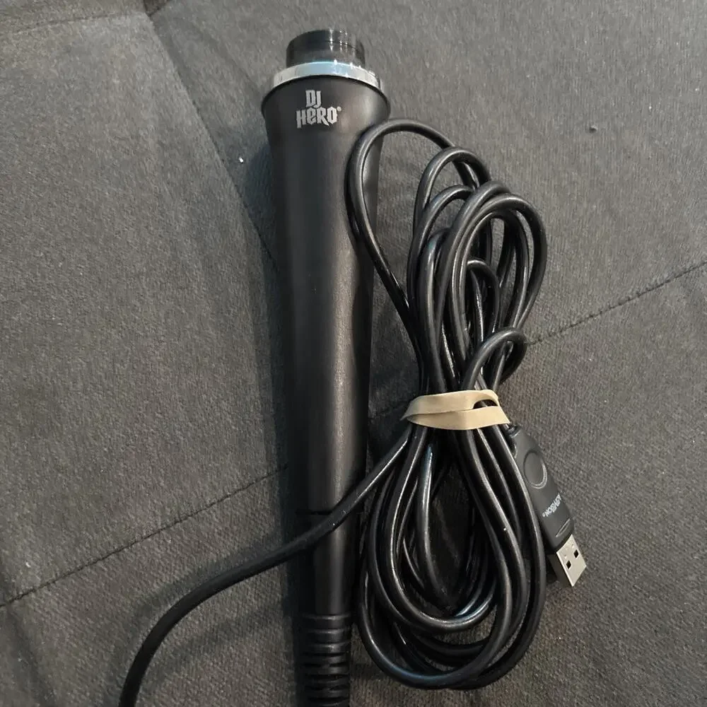 DJ Hero Redoctane Guitar Hero Rock Band USB Microphone. MISSING TOP